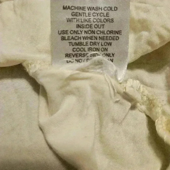 Hippie Rose The Cozy Tank Womens Light Yellow Tank Top Size XS - Picture 6 of 9